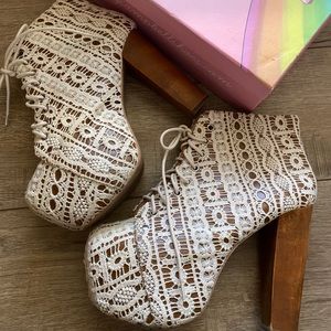 Jeffrey Campbell shoes natural wear/great condition